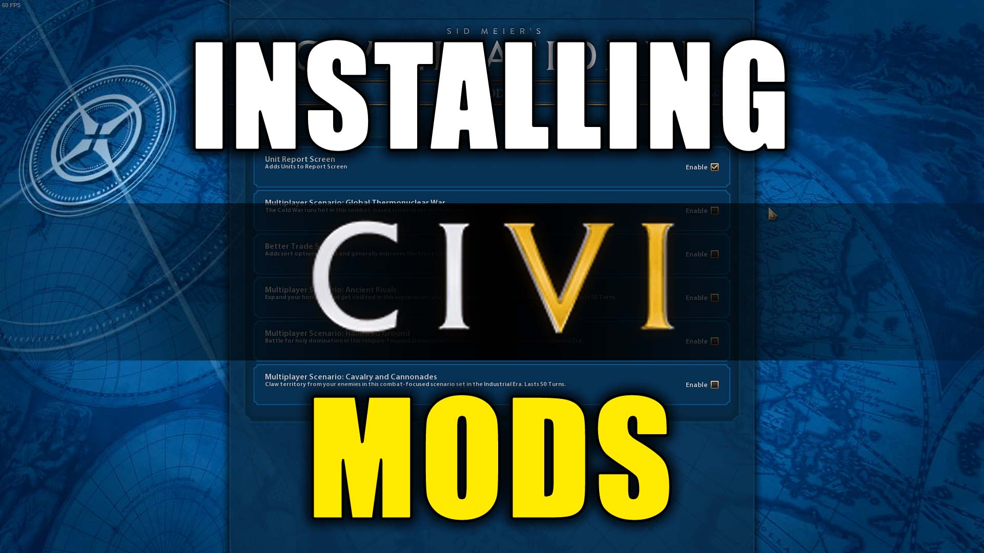 how to use steam workshop mods civ 6